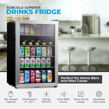 Subcold Super 115 LED Beer Fridge - Stainless Steel | Refurbished